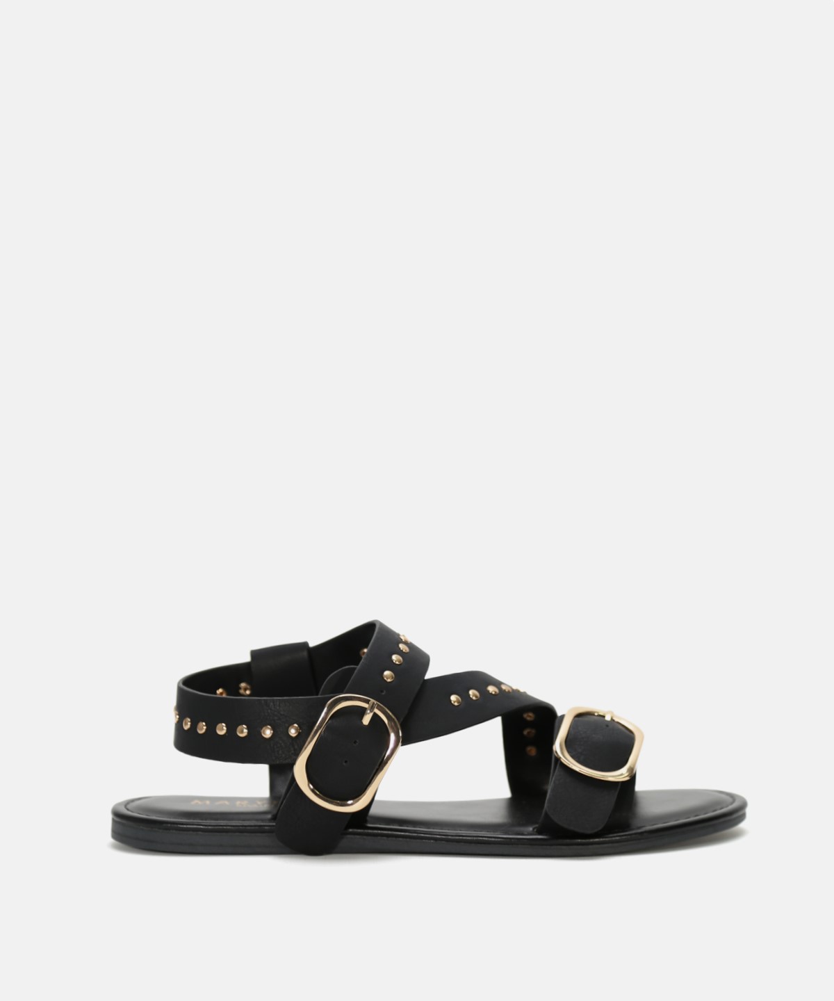 Sandalia plana tachas